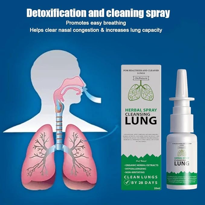 Lung-cleansing herbal spray