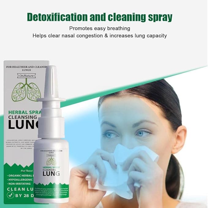 Lung-cleansing herbal spray