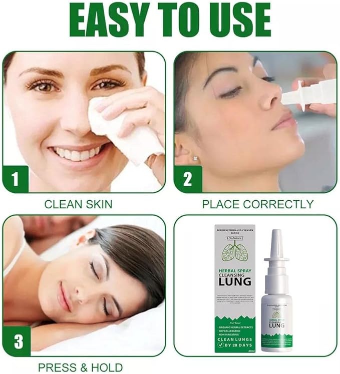 Lung-cleansing herbal spray
