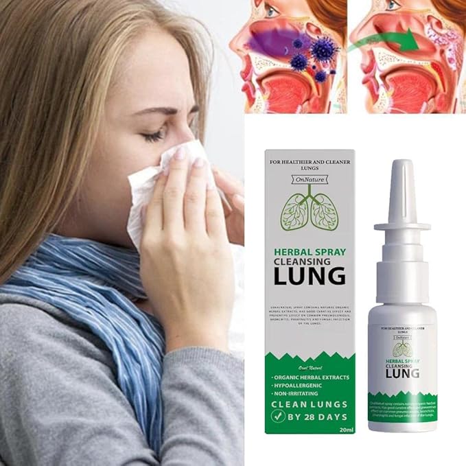 Lung-cleansing herbal spray