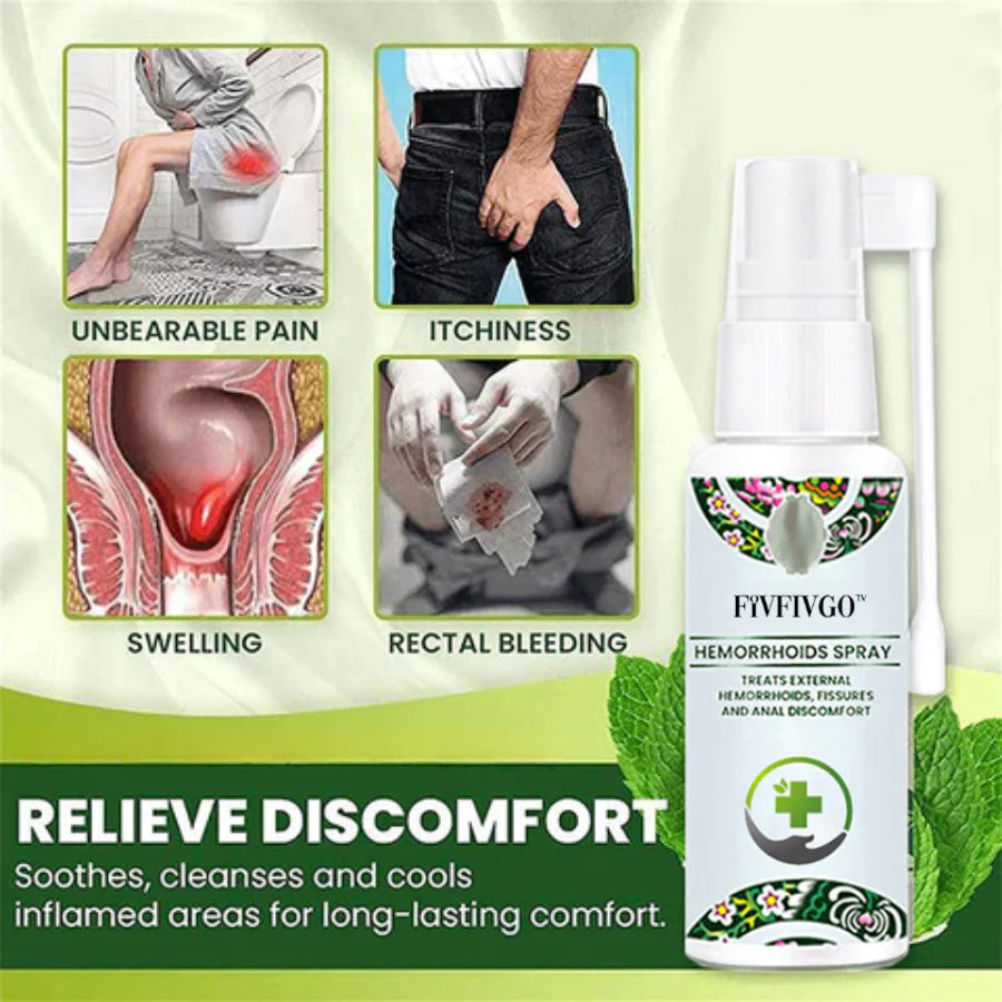 HERBAL SPRAY - Effective treatment for internal and external Hemorrhoids