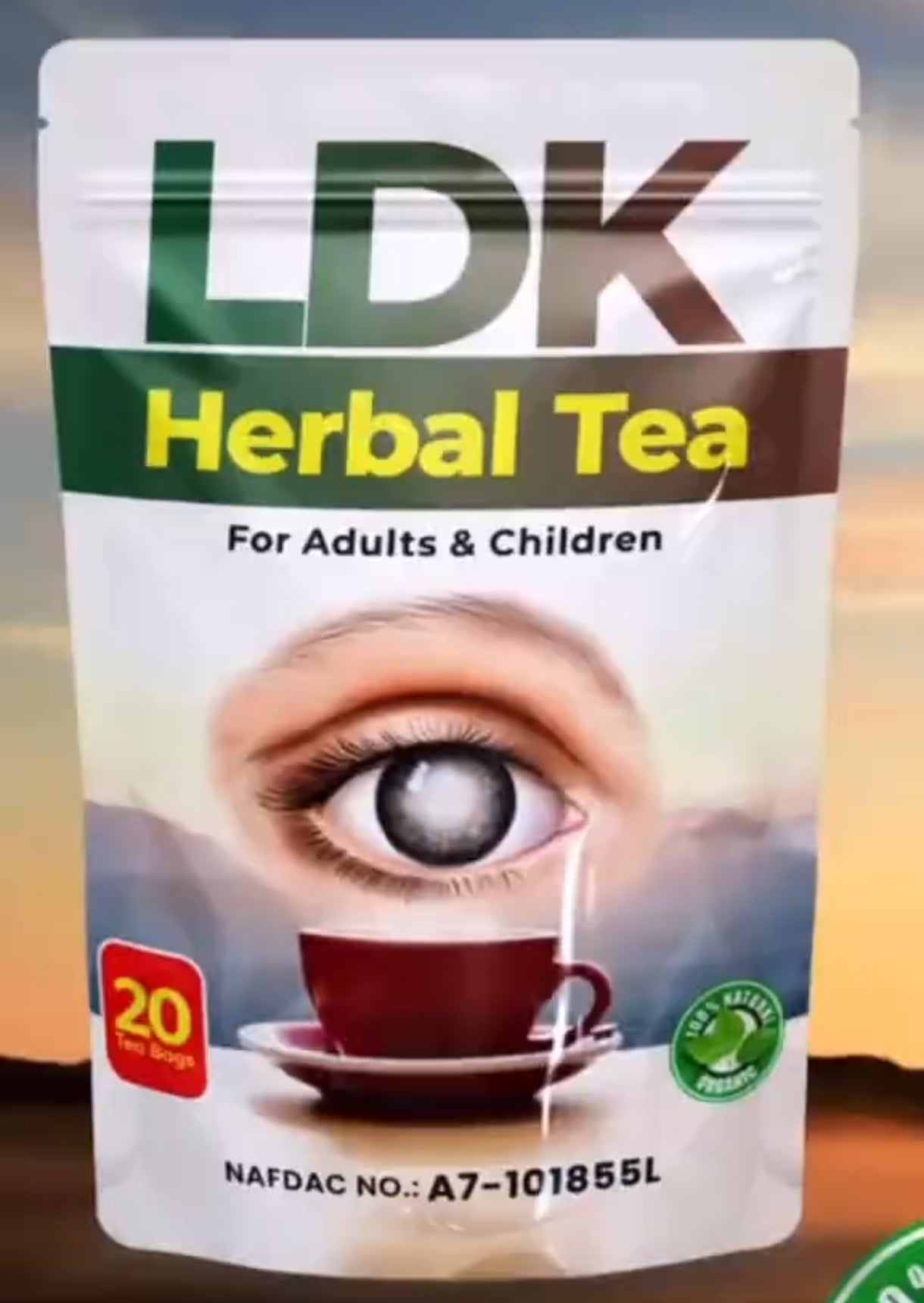 Pack of 5 LDK Eye Herbal Tea For a Full Treatment