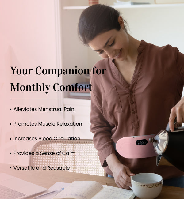 Periods Cramp Relief Heater & Massager | 6 Months Warranty