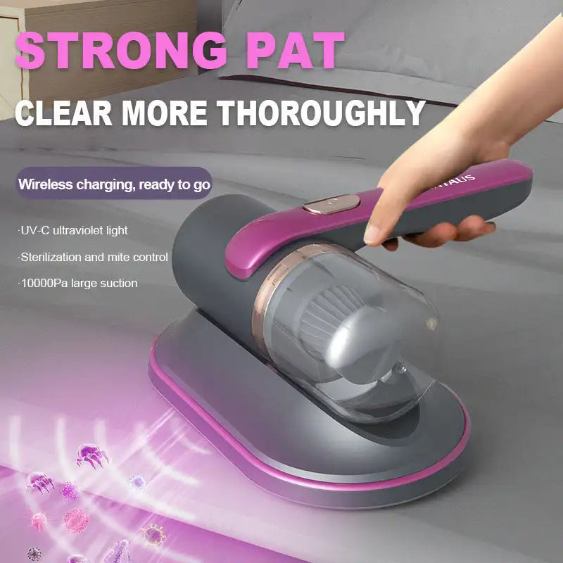 PURESLEEPY - Wireless Mattress Vacuum Mite Remover Cleaner Machine