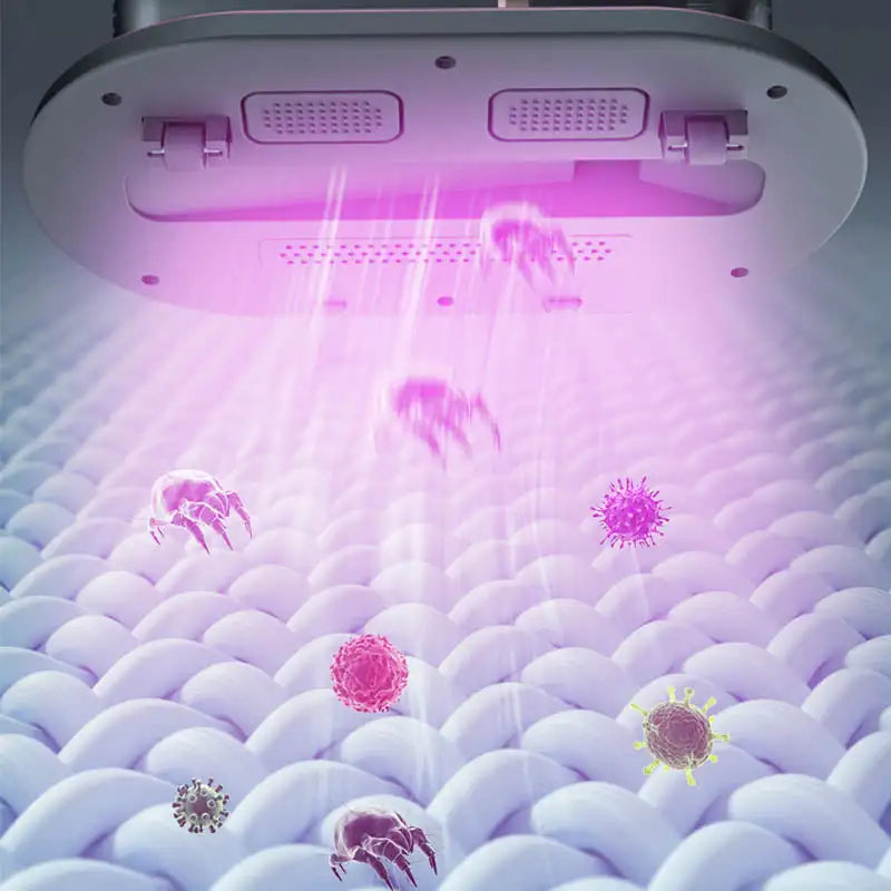 PURESLEEPY - Wireless Mattress Vacuum Mite Remover Cleaner Machine