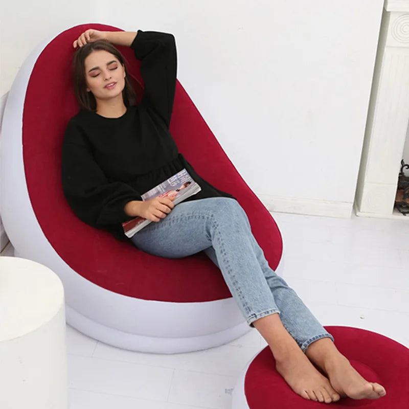 Inflatable Sofa With Cushion and FREE Inflator