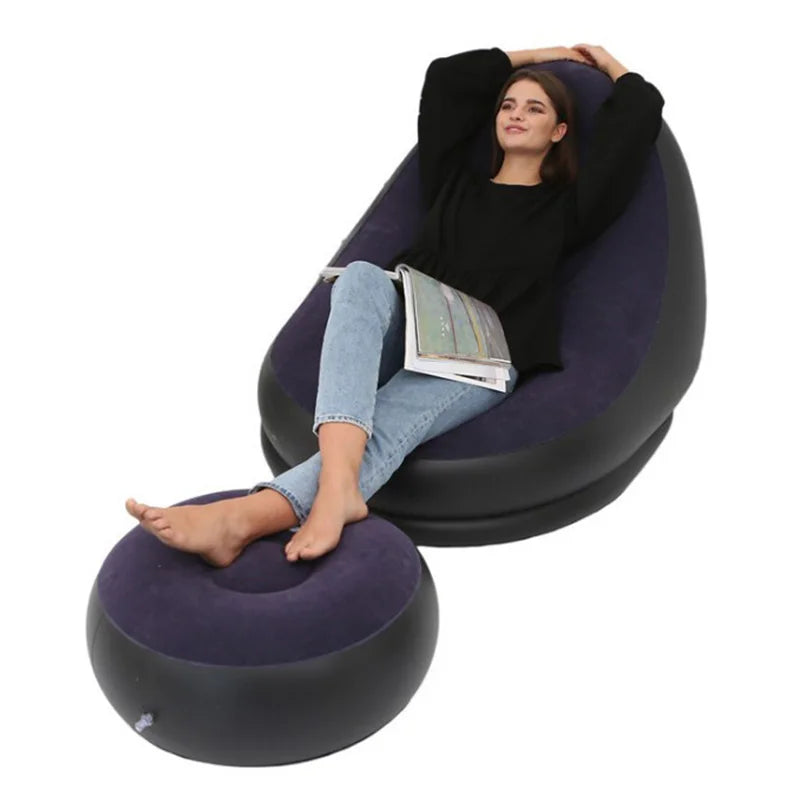 Inflatable Sofa With Cushion and FREE Inflator