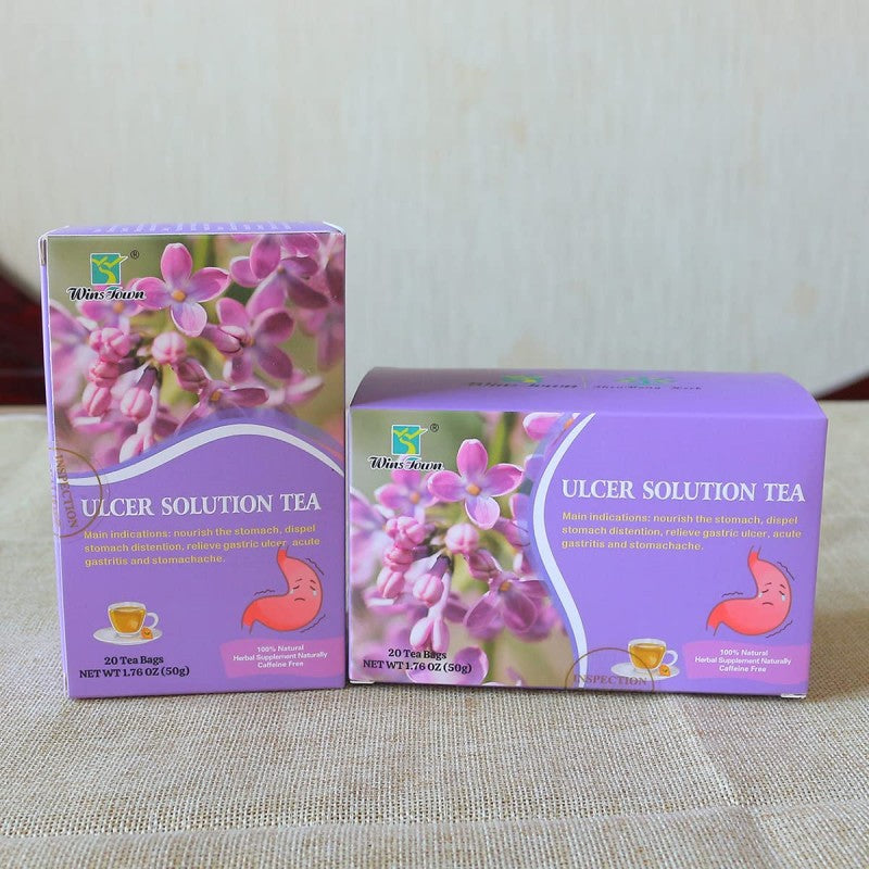 Chinese herbal tea for ulcers and stomach aches