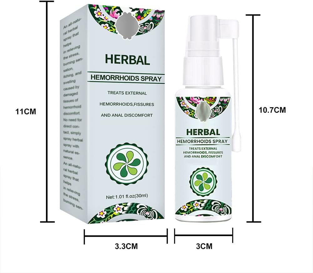 HERBAL SPRAY - Effective treatment for internal and external Hemorrhoids