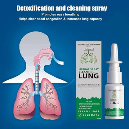 Lung-cleansing herbal spray