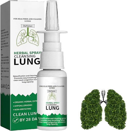 Lung-cleansing herbal spray