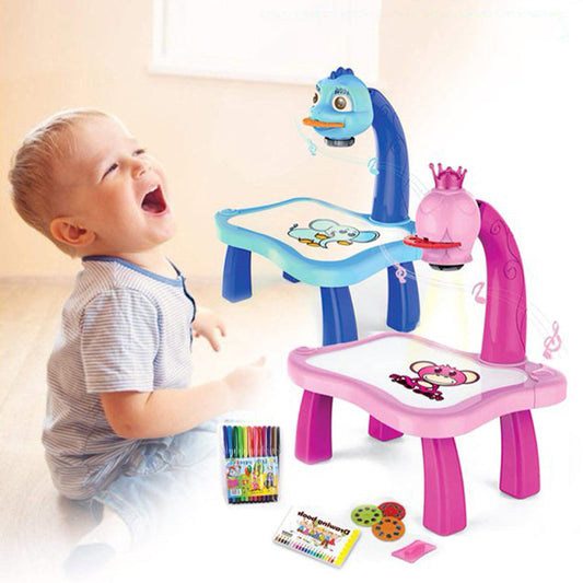 LED Art Painting Table Projector