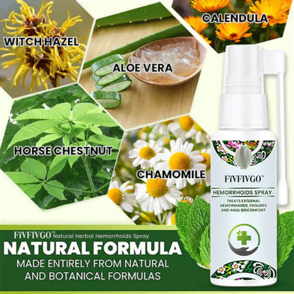HERBAL SPRAY - Effective treatment for internal and external Hemorrhoids