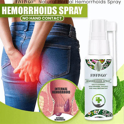 HERBAL SPRAY - Effective treatment for internal and external Hemorrhoids