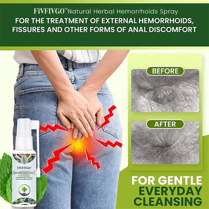 HERBAL SPRAY - Effective treatment for internal and external Hemorrhoids
