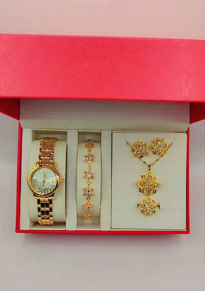 Luxury women's jewelry box with star motifs