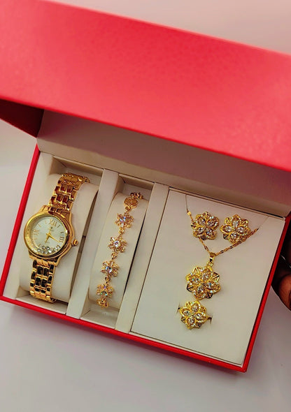 Luxury women's jewelry box with star motifs