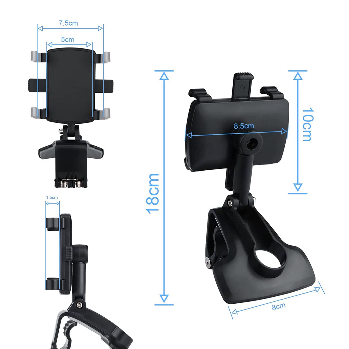 Multi-Functional Cell Phone Holder For Car