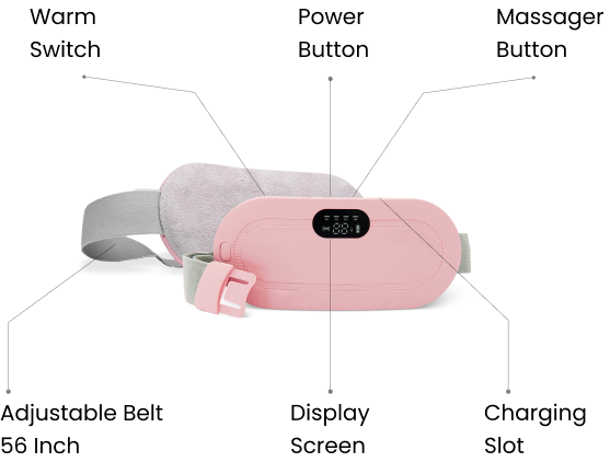 Periods Cramp Relief Heater & Massager | 6 Months Warranty