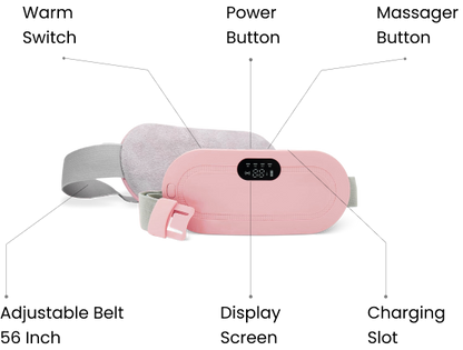 Periods Cramp Relief Heater & Massager | 6 Months Warranty