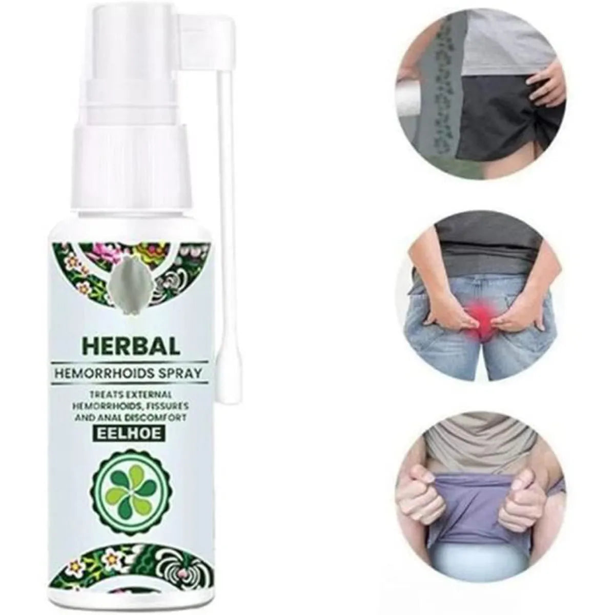 HERBAL SPRAY - Effective treatment for internal and external Hemorrhoids