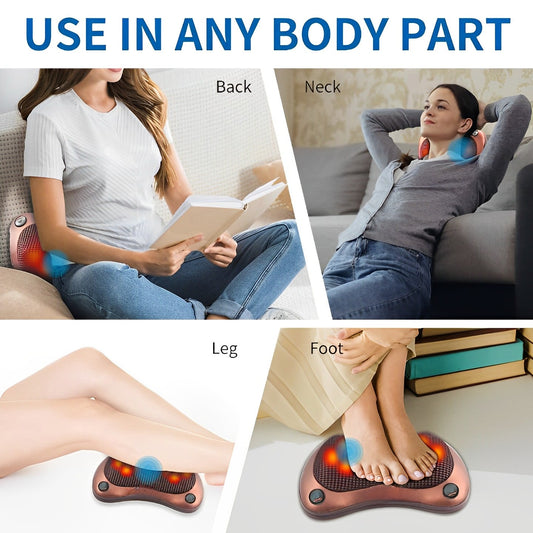 5 in 1 Car and Home Body Massage Pillow