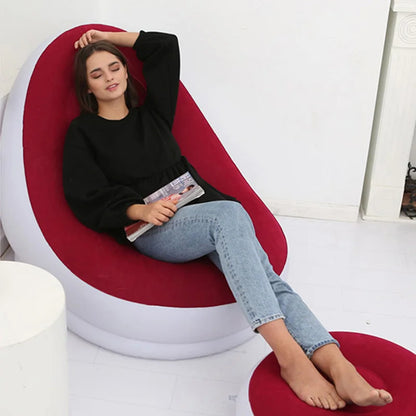 Inflatable Sofa With Cushion and FREE Inflator